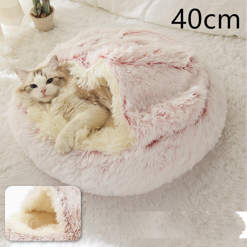 2 In 1 Cat Winter Bed