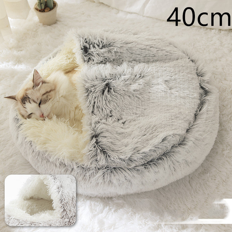 2 In 1 Cat Winter Bed