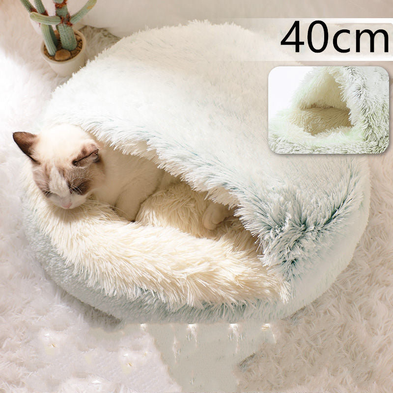 2 In 1 Cat Winter Bed