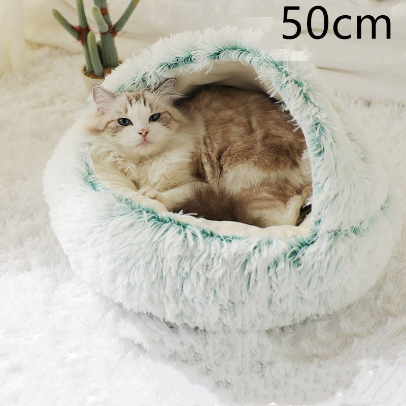 2 In 1 Cat Winter Bed