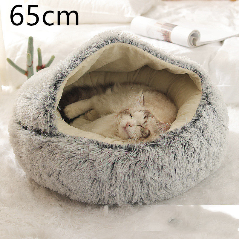 2 In 1 Cat Winter Bed