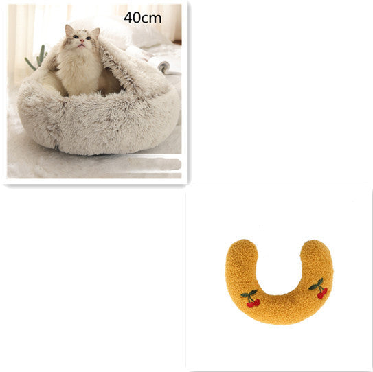 2 In 1 Cat Winter Bed