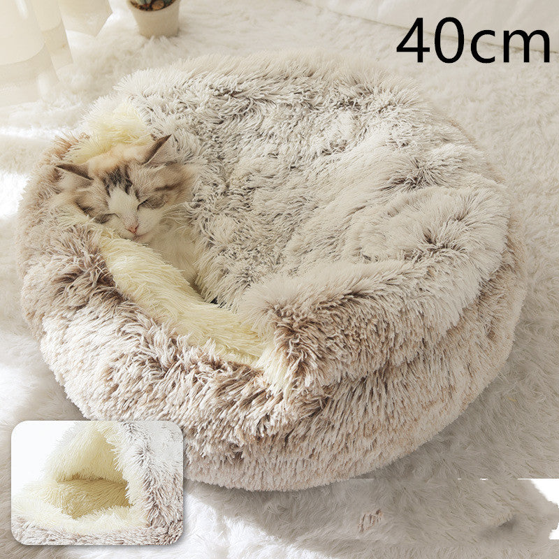 2 In 1 Cat Winter Bed
