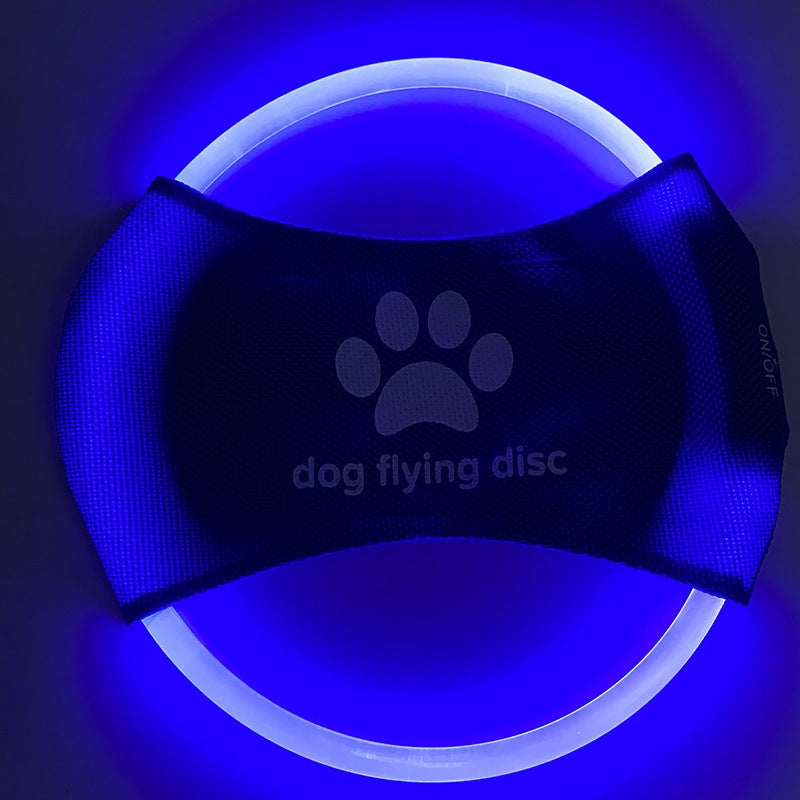 Dog Flying Discs with Light Glowing LED