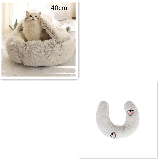 2 In 1 Cat Winter Bed