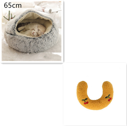 2 In 1 Cat Winter Bed
