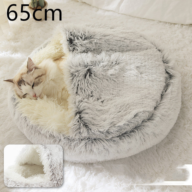 2 In 1 Cat Winter Bed