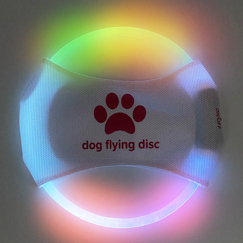 Dog Flying Discs with Light Glowing LED