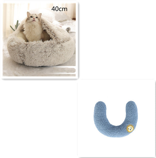 2 In 1 Cat Winter Bed