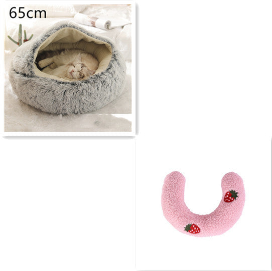 2 In 1 Cat Winter Bed