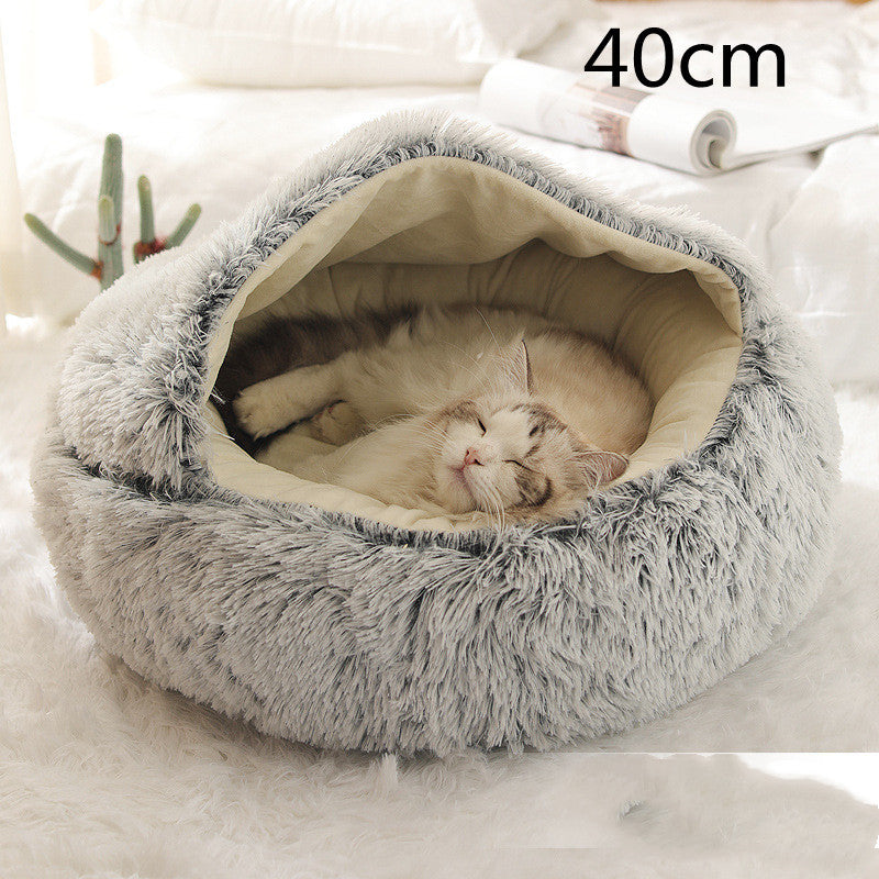 2 In 1 Cat Winter Bed