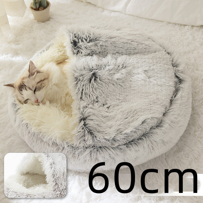 2 In 1 Cat Winter Bed
