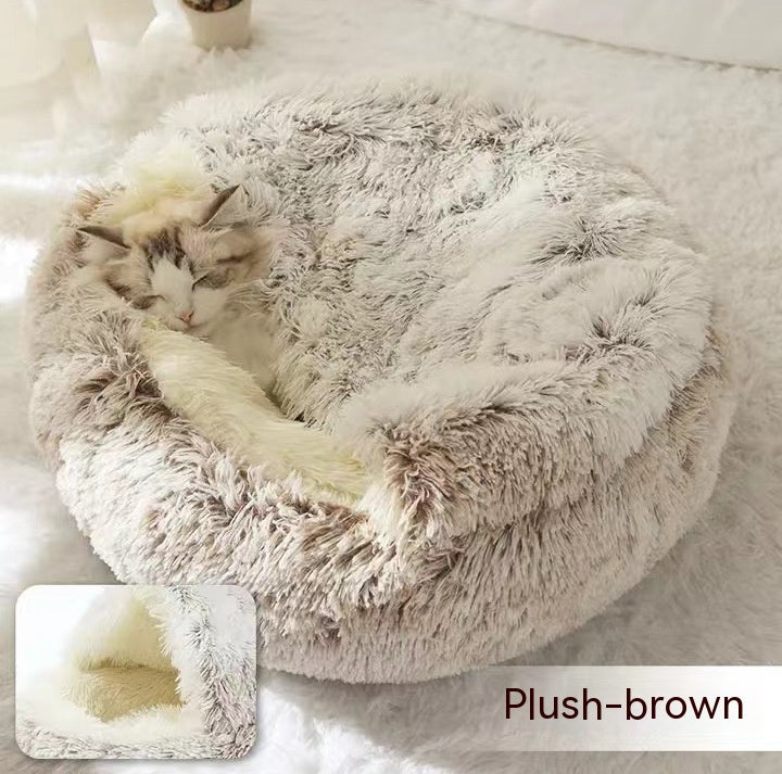 2 In 1 Cat Winter Bed