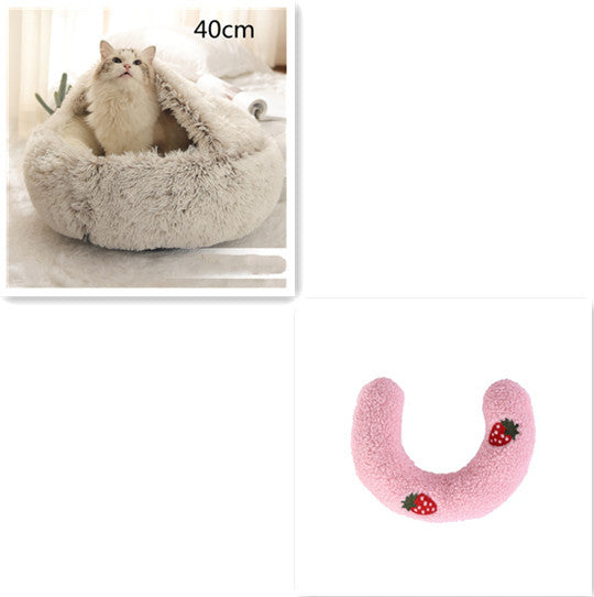 2 In 1 Cat Winter Bed
