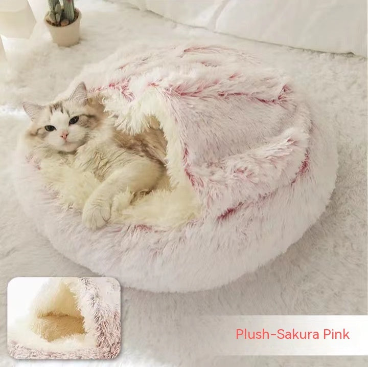 2 In 1 Cat Winter Bed
