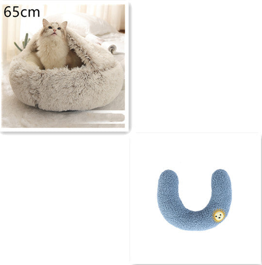 2 In 1 Cat Winter Bed