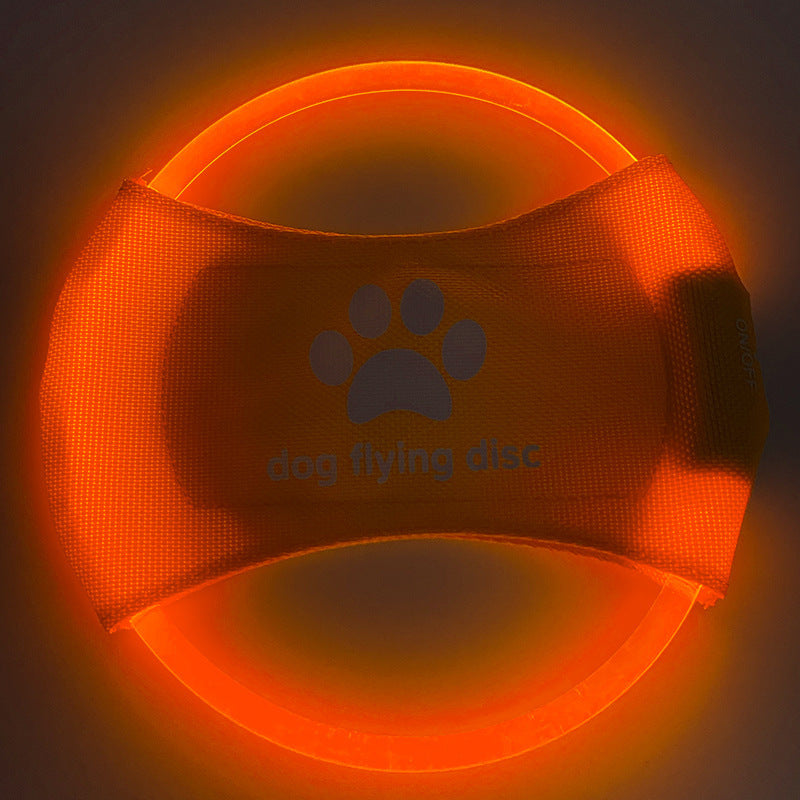 Dog Flying Discs with Light Glowing LED