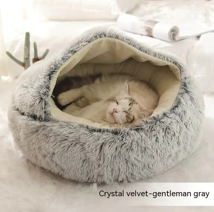 2 In 1 Cat Winter Bed