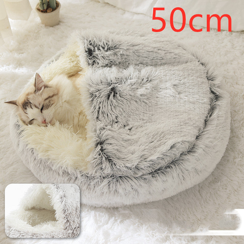 2 In 1 Cat Winter Bed
