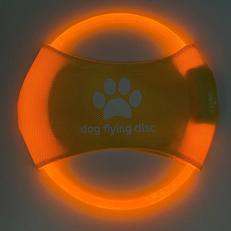 Dog Flying Discs with Light Glowing LED