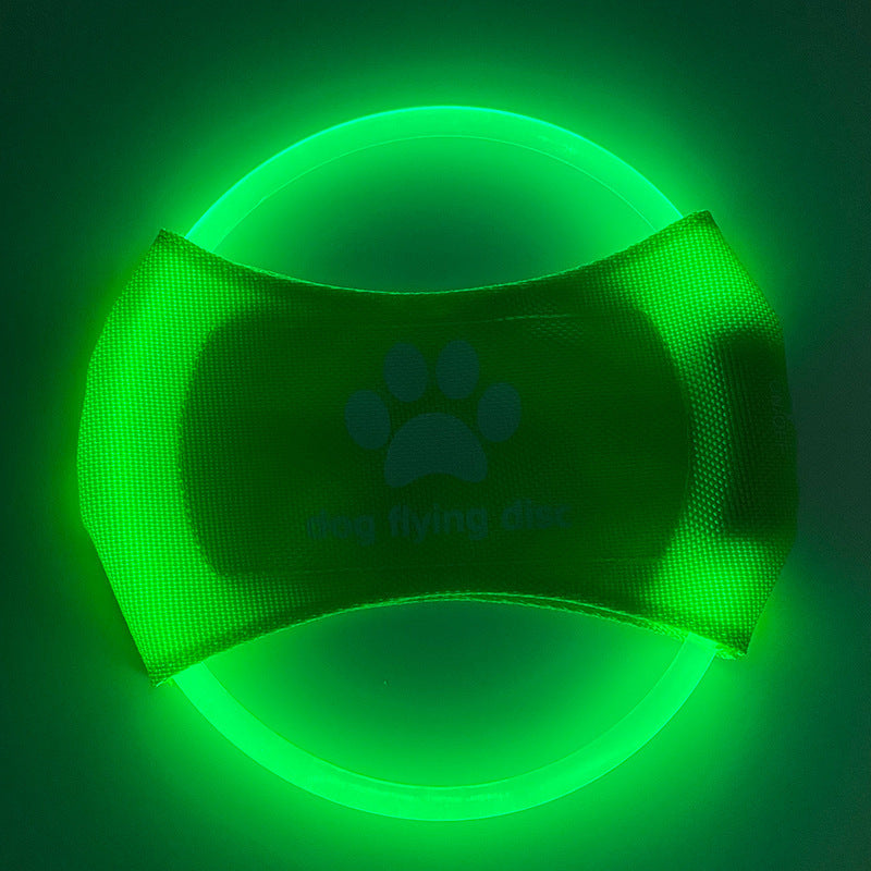 Dog Flying Discs with Light Glowing LED
