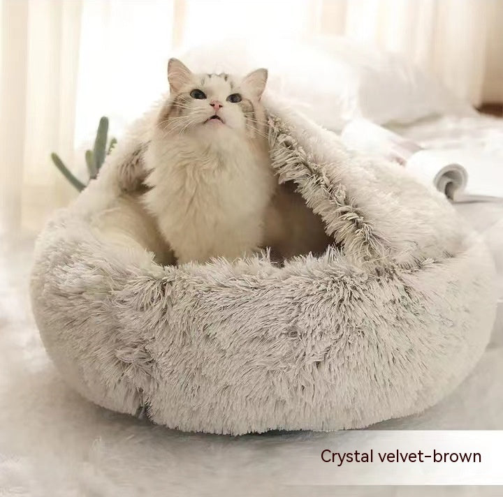 2 In 1 Cat Winter Bed