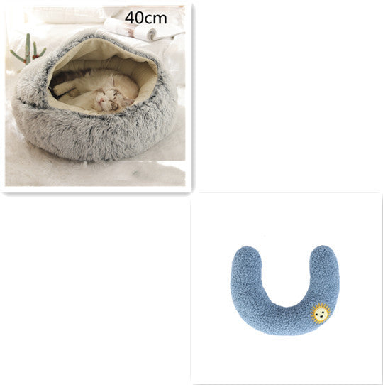 2 In 1 Cat Winter Bed
