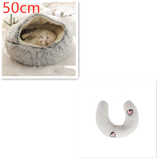 2 In 1 Cat Winter Bed