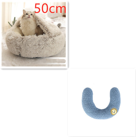 2 In 1 Cat Winter Bed